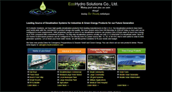 Desktop Screenshot of ecohydrosolutions.com